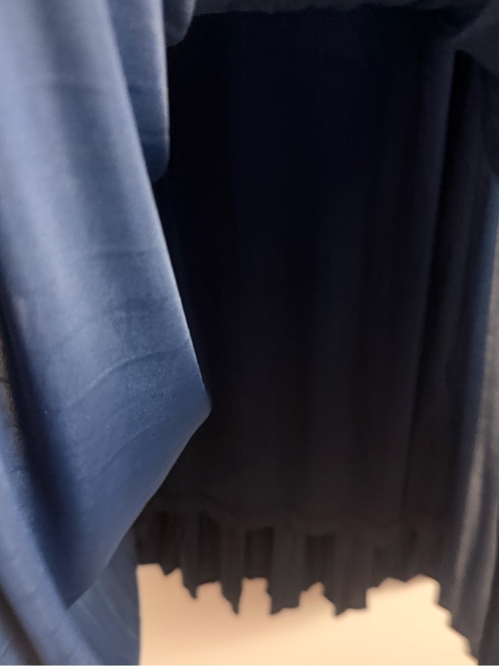 NWT Massimo Dutti Navy Blue Pleated Maxi Skirt Size S - Picture 4 of 5